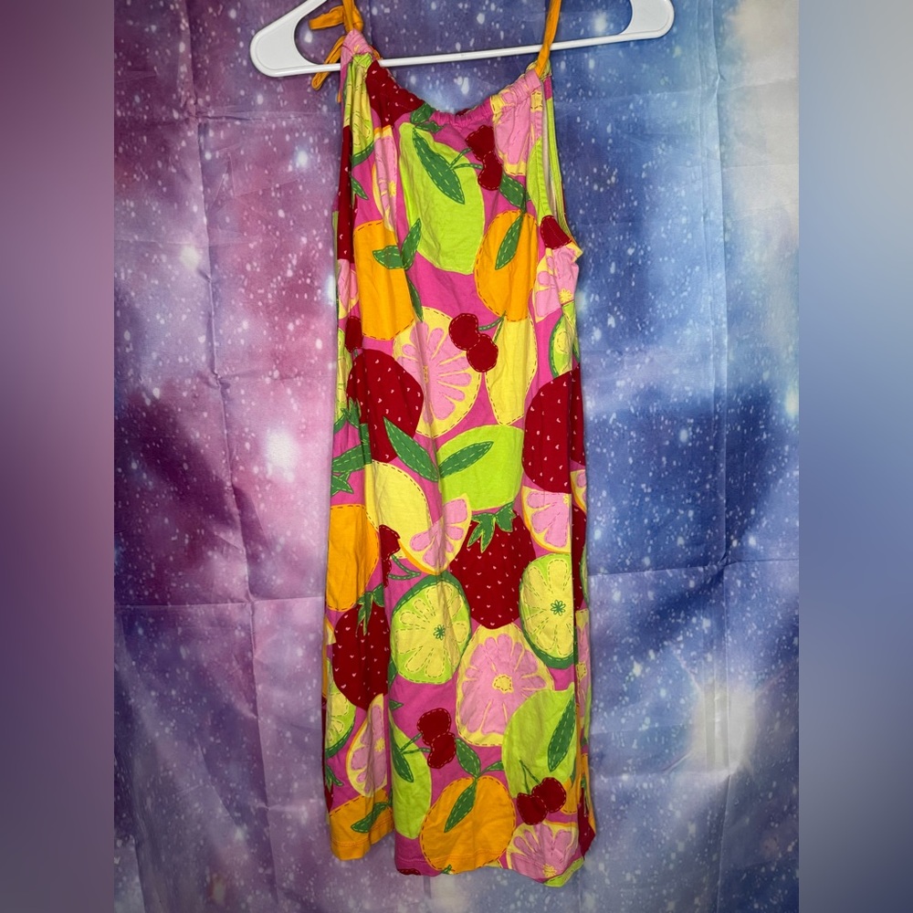 Hanna Andersson fruit printed dress size 160